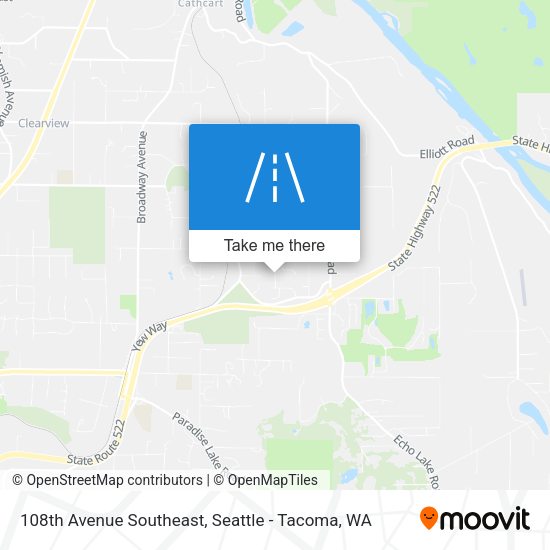 Mapa de 108th Avenue Southeast