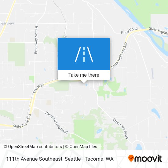 Mapa de 111th Avenue Southeast
