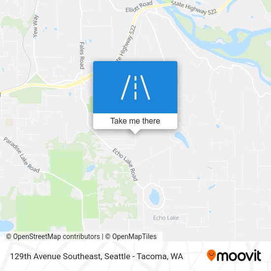Mapa de 129th Avenue Southeast