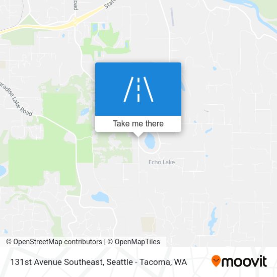 Mapa de 131st Avenue Southeast