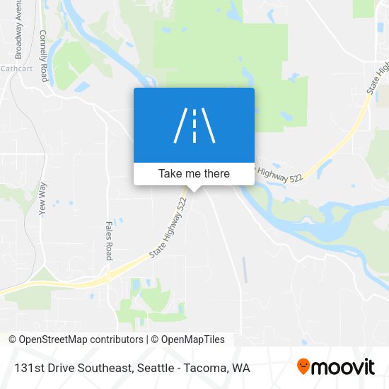 131st Drive Southeast map