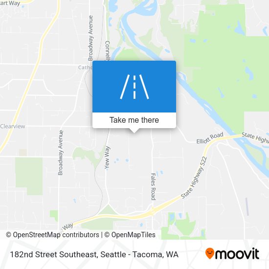 182nd Street Southeast map