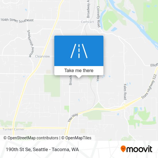 190th St Se map