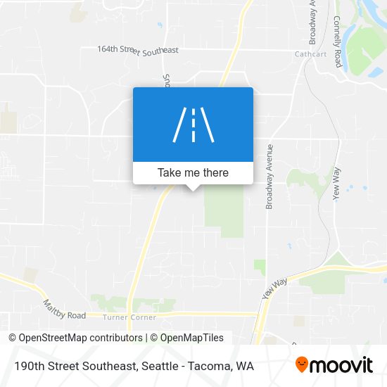Mapa de 190th Street Southeast