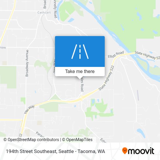 Mapa de 194th Street Southeast