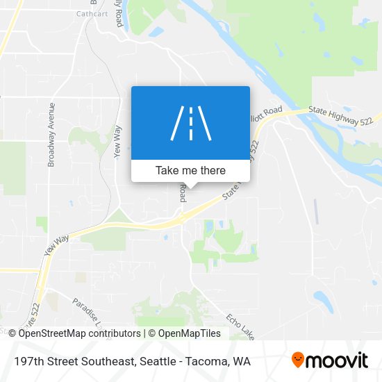 Mapa de 197th Street Southeast
