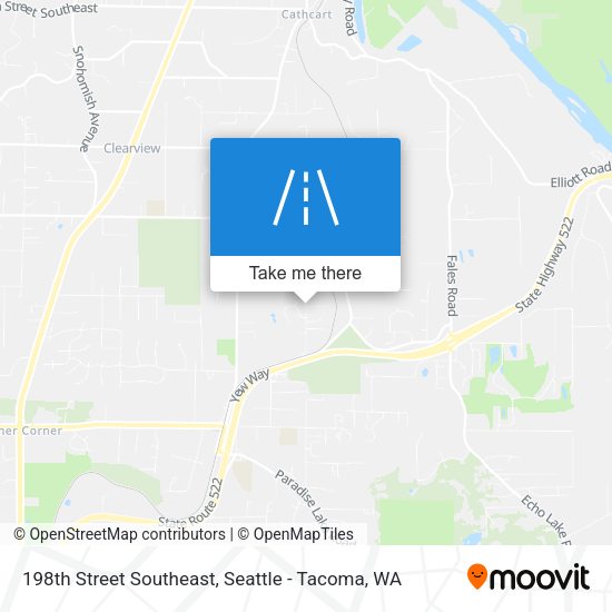 198th Street Southeast map