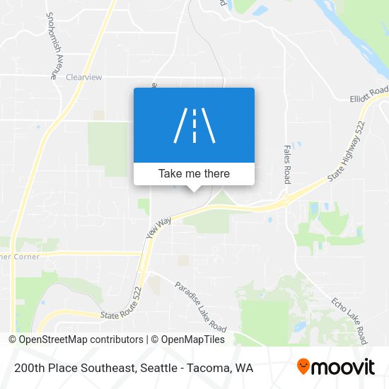 Mapa de 200th Place Southeast