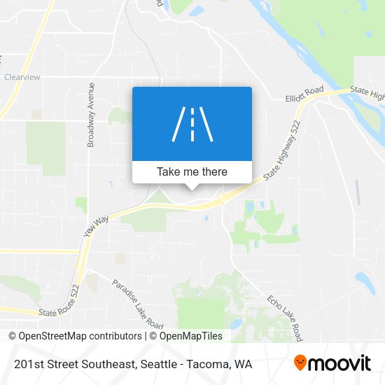 Mapa de 201st Street Southeast