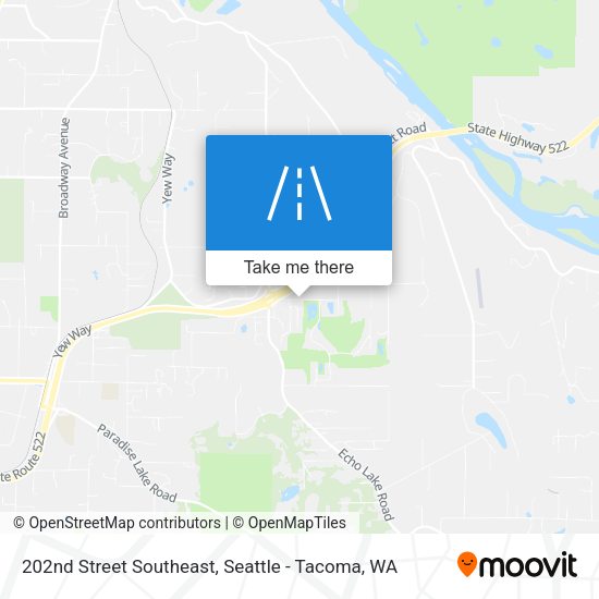 202nd Street Southeast map