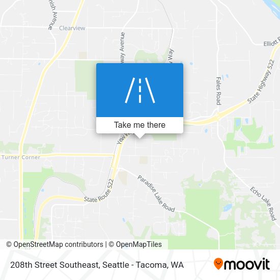 208th Street Southeast map