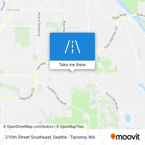 210th Street Southeast map