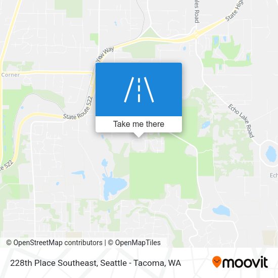 228th Place Southeast map