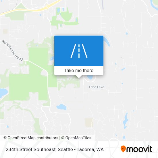 Mapa de 234th Street Southeast
