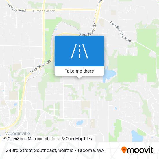 243rd Street Southeast map