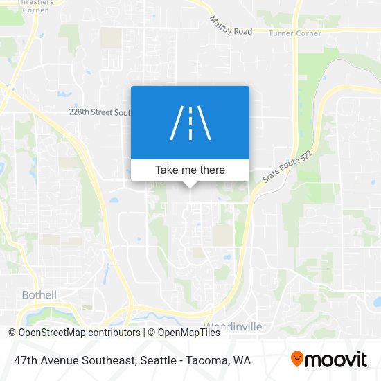Mapa de 47th Avenue Southeast