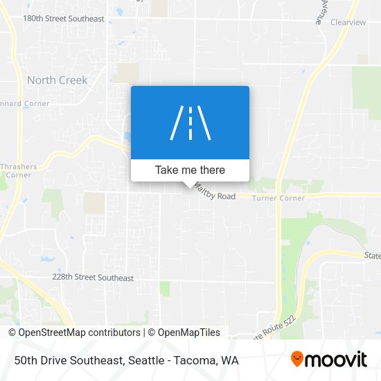 50th Drive Southeast map
