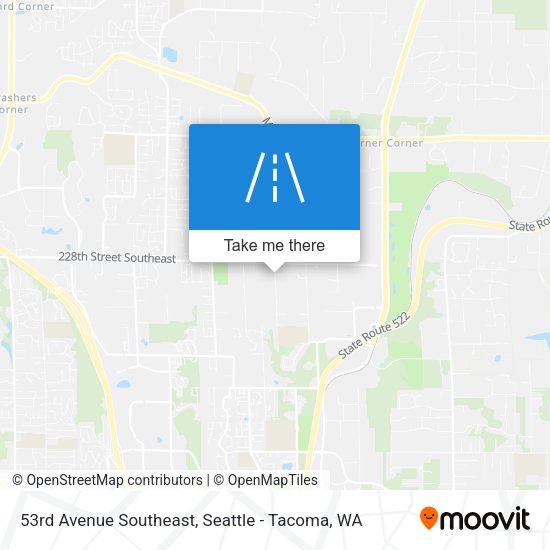 Mapa de 53rd Avenue Southeast