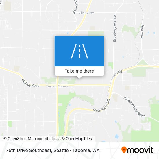 Mapa de 76th Drive Southeast