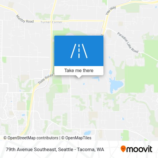 79th Avenue Southeast map
