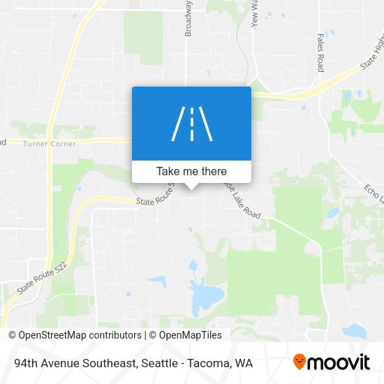 94th Avenue Southeast map