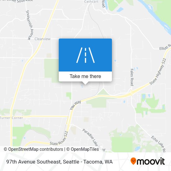Mapa de 97th Avenue Southeast