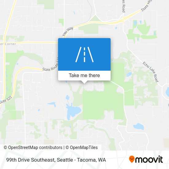 99th Drive Southeast map