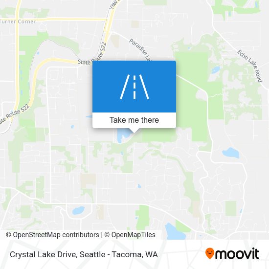 Crystal Lake Drive map