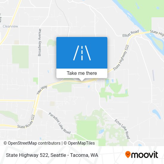 State Highway 522 map