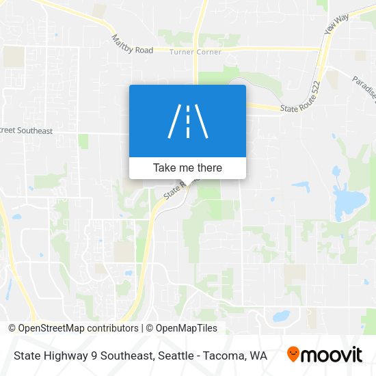 State Highway 9 Southeast map