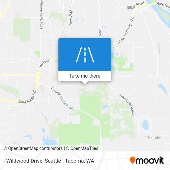 Mapa de Wildwood Drive