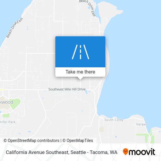 California Avenue Southeast map