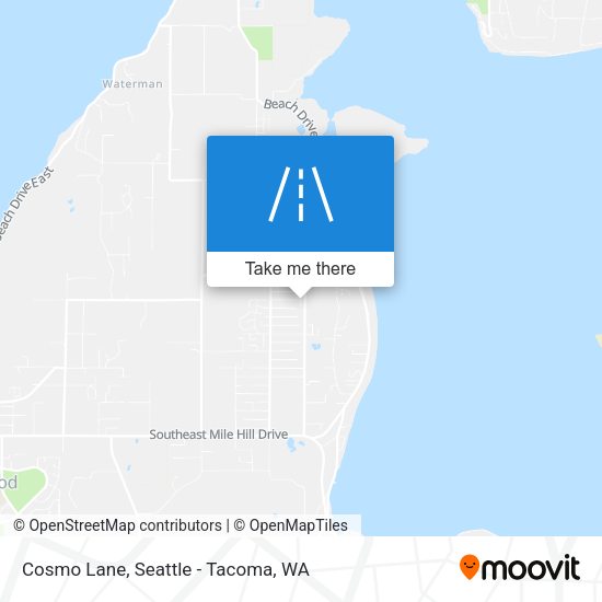 Cosmo Lane map