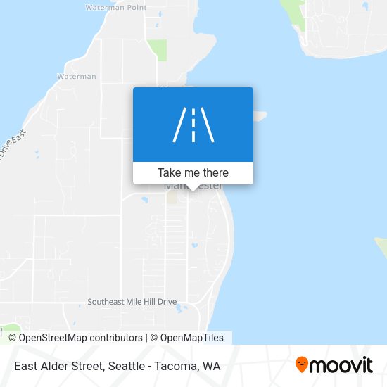 East Alder Street map