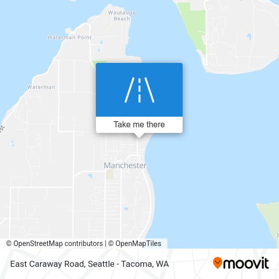 East Caraway Road map