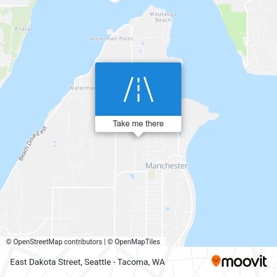Mapa de East Dakota Street