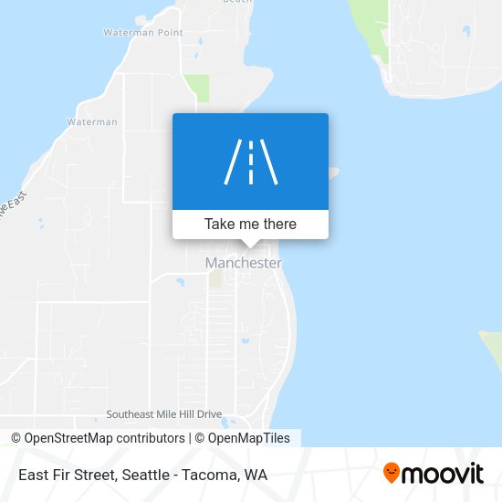 East Fir Street map