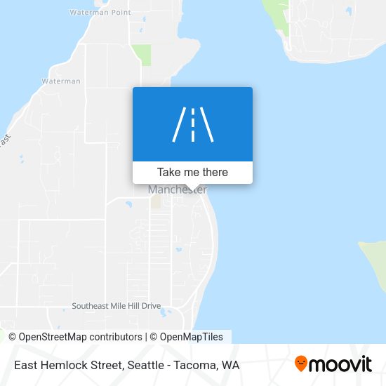 East Hemlock Street map