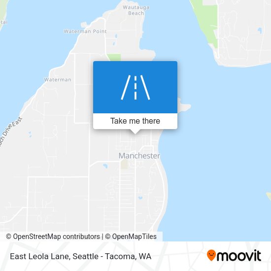 East Leola Lane map