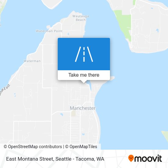 East Montana Street map