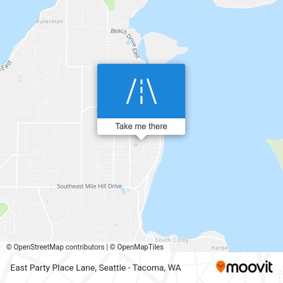 Mapa de East Party Place Lane