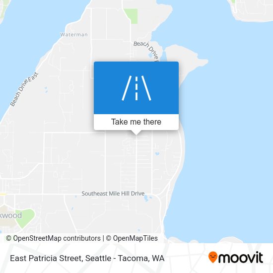 East Patricia Street map