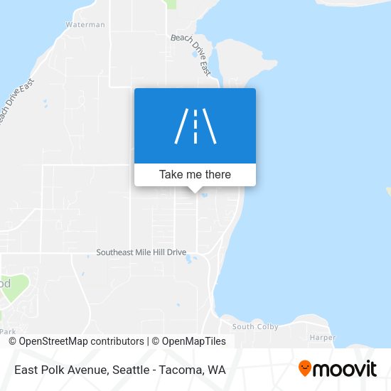 Mapa de East Polk Avenue