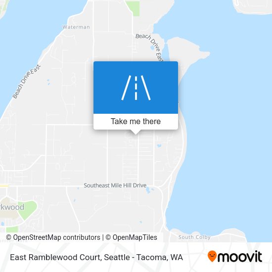 Mapa de East Ramblewood Court