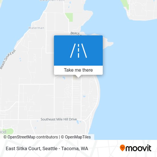East Sitka Court map