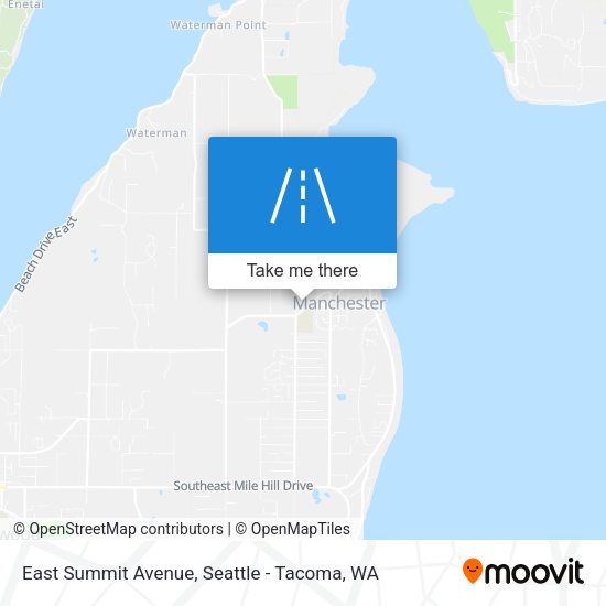 East Summit Avenue map