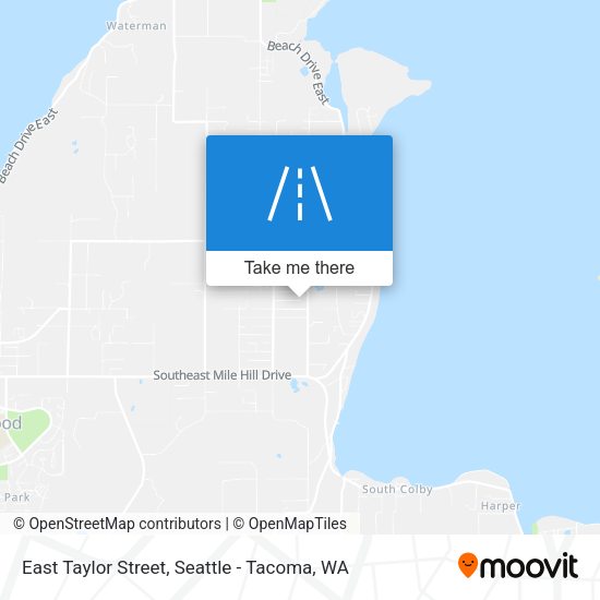 East Taylor Street map