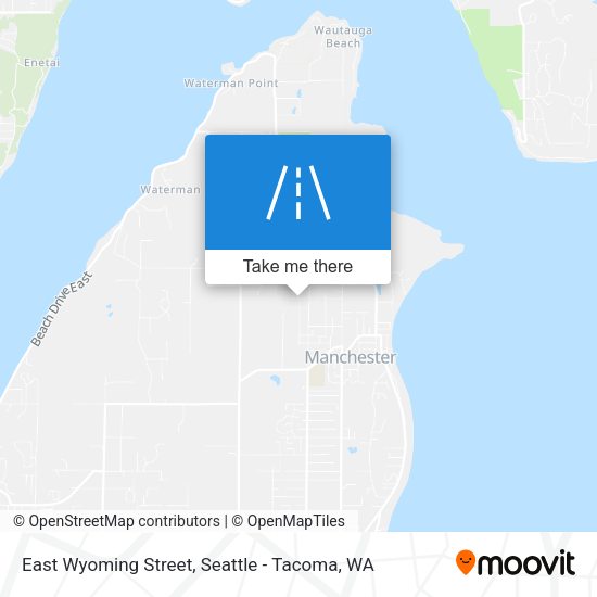 East Wyoming Street map