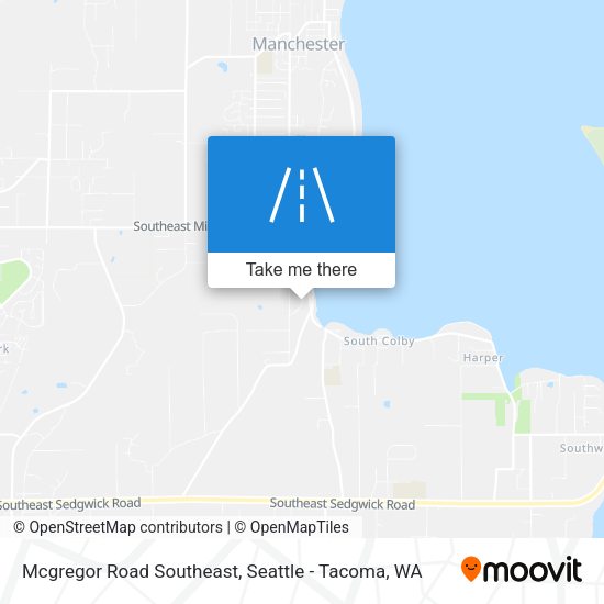 Mcgregor Road Southeast map