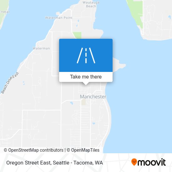 Oregon Street East map